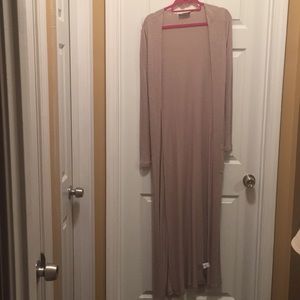 Light weight long cardigan